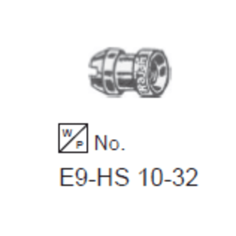 IT208-10 - RAJAH LIKE  Hollow stud tapped 10pk (Crown Replacement for WP-E9-HS 10-32-PK)