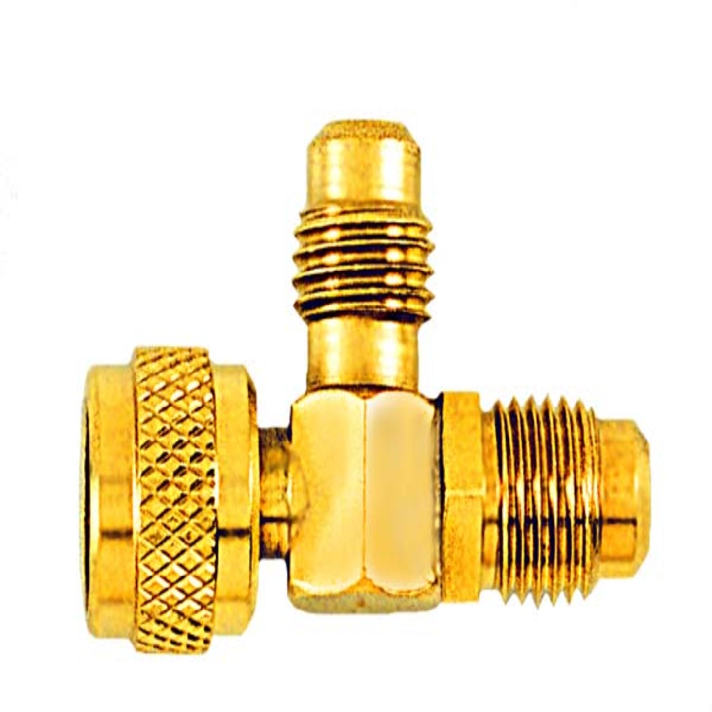 CD5050 - C&D - reduced size thumb-screw flow-control valve for 1/4" m. flare access fitting 1EA