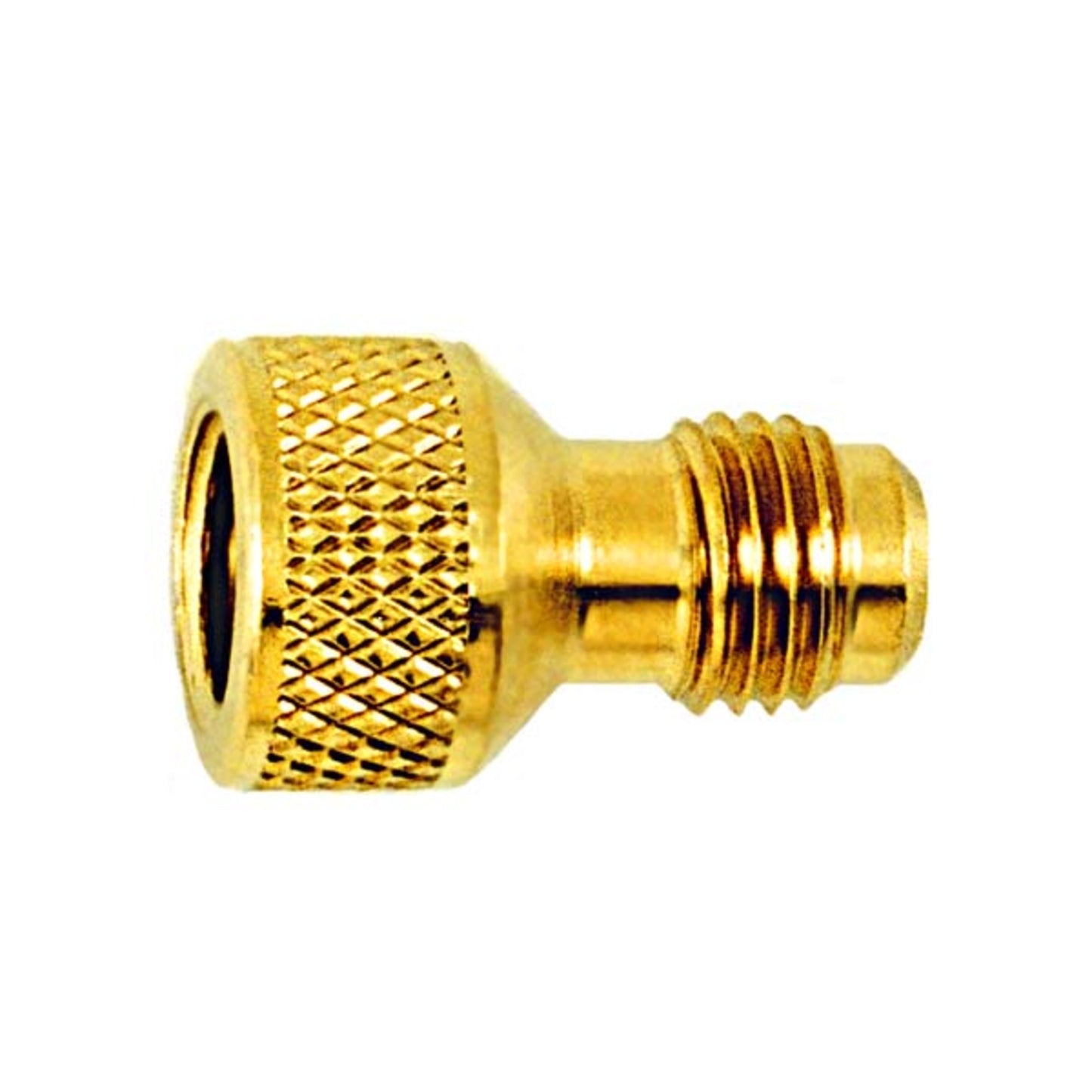 CD5014 - C&D - 1/4" m. flare x 1/4" f. flare with floating core depressor 1EA