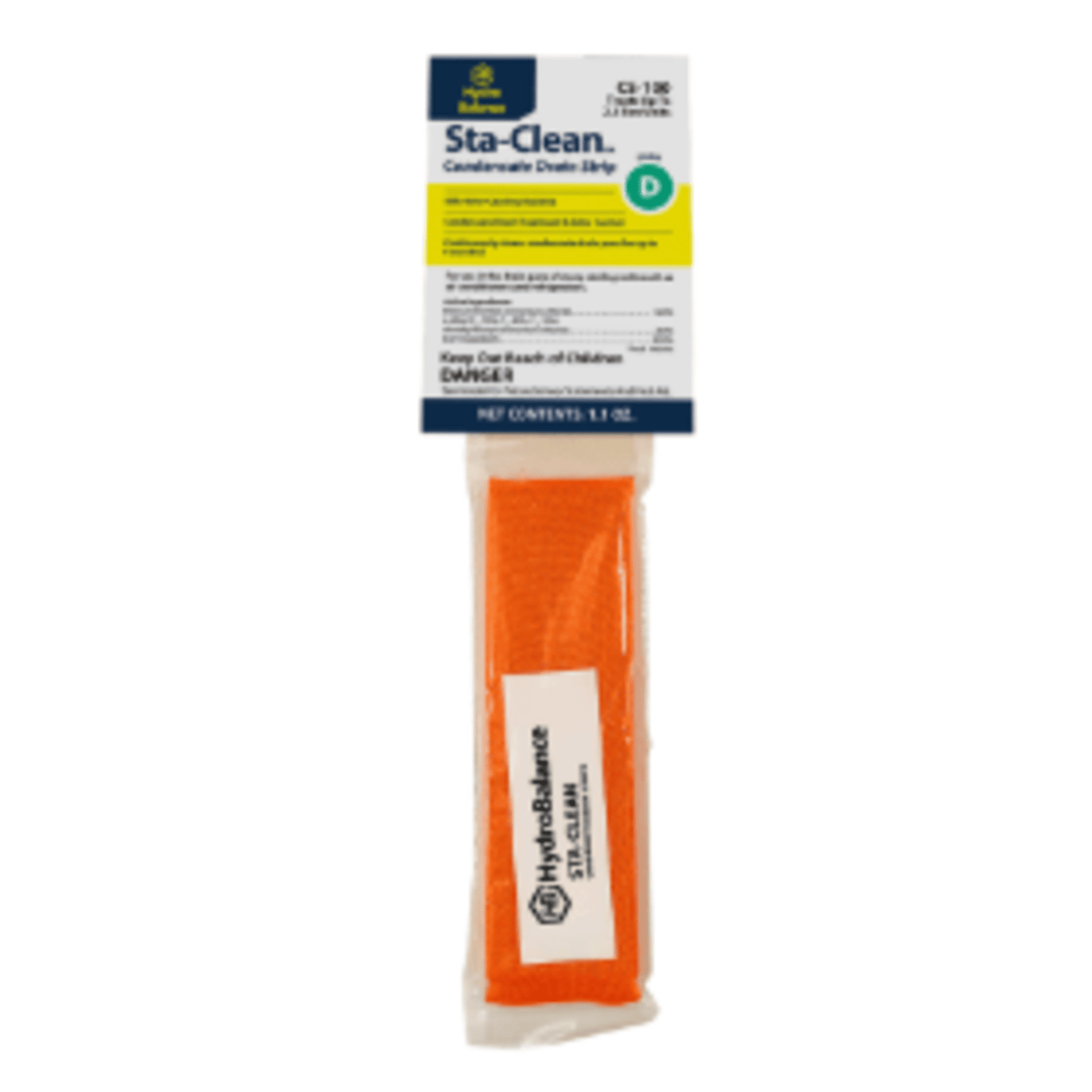 CS-50  -  HydroBalance - Sta-Clean Pan Strips 1 Strip, Small, (12 PK)