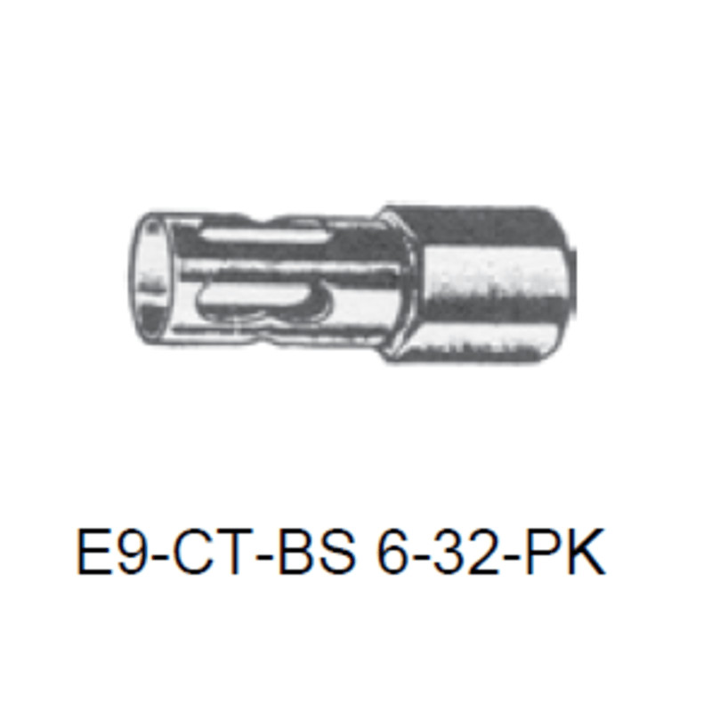 E9-CT-BS632-PK - Westwood - RAJAH CT-BS6-32 Cage terminal on  6-32 hex base 10pk