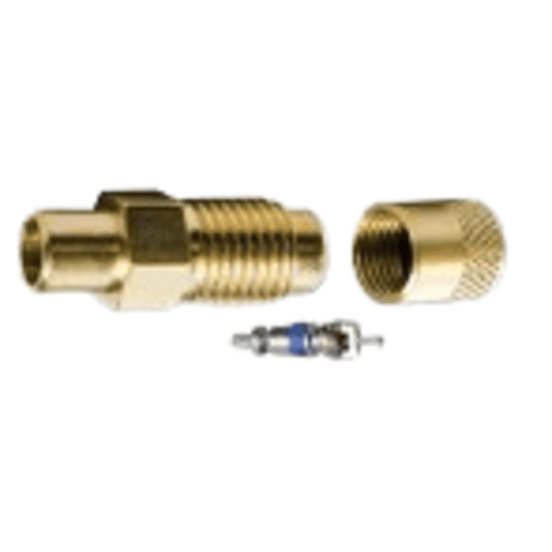 CD2576 - C&D - 1/4" m. flare access body, flare length extended to 5/8", solder end  CD2245 3EA