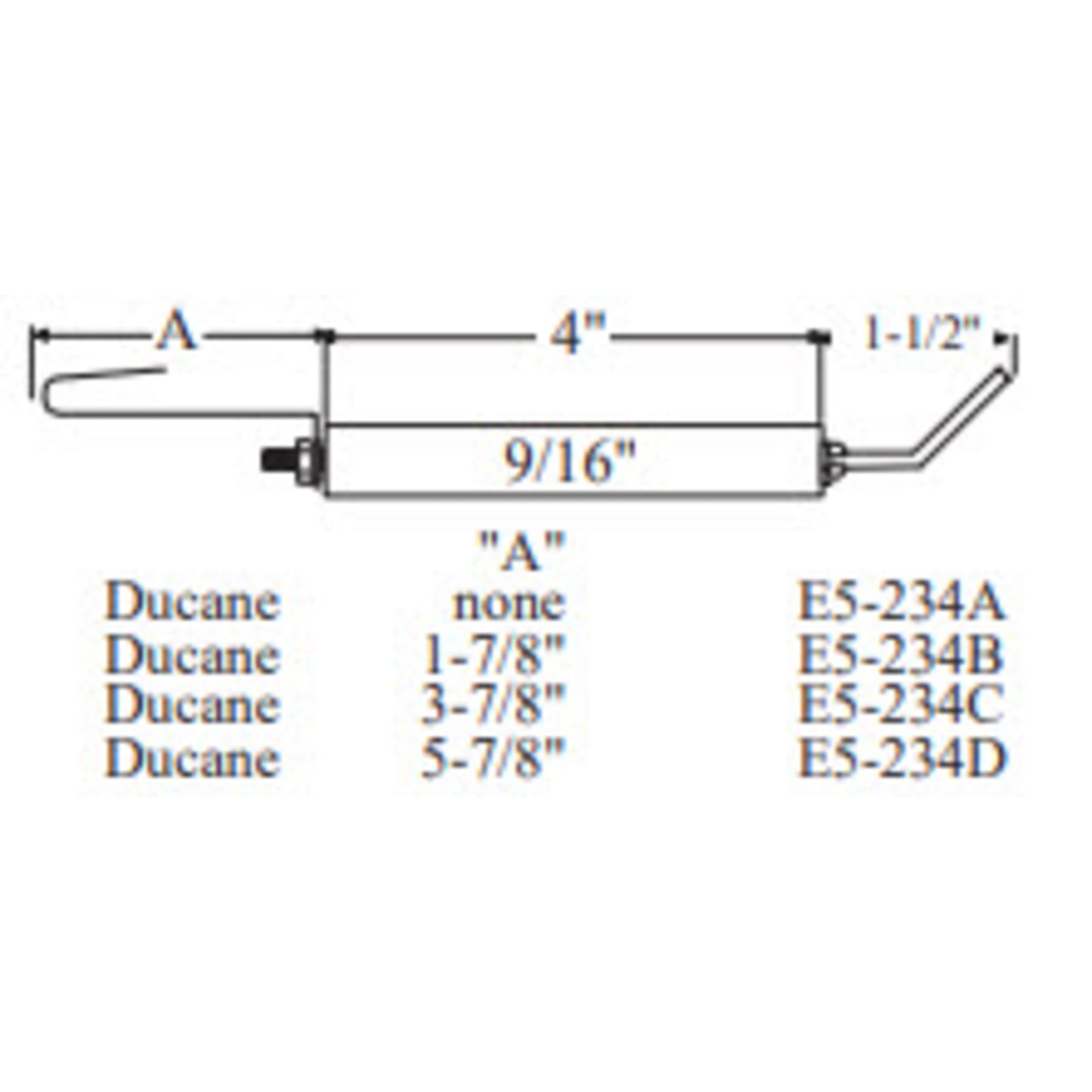 Westwood 234D, DucaneElectrode 2pk