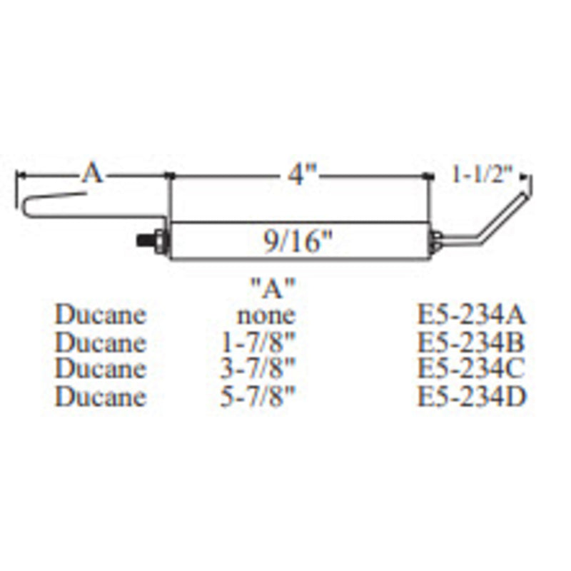 Westwood Ducane Electrode 234D, 2pk E5-234D-2PK