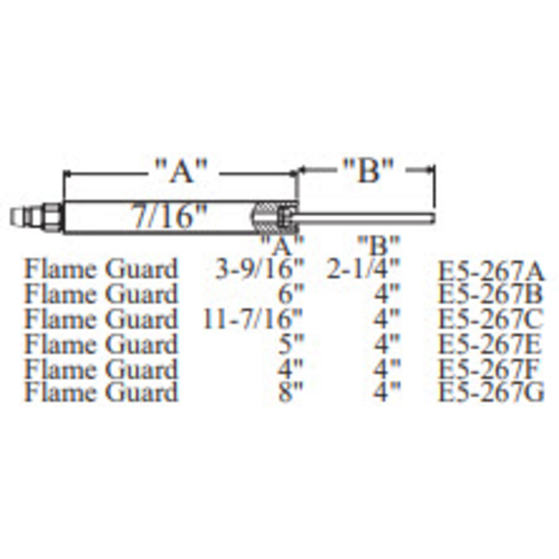 E5-267F-2PK - Westwood - 267F, Flame Guard Electrode 2pk