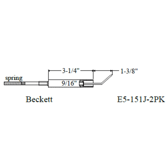 Westwood 151J Beckett Electrode 2pk
