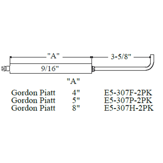 Westwood 307F Gordon Piatt Electrode 2pk