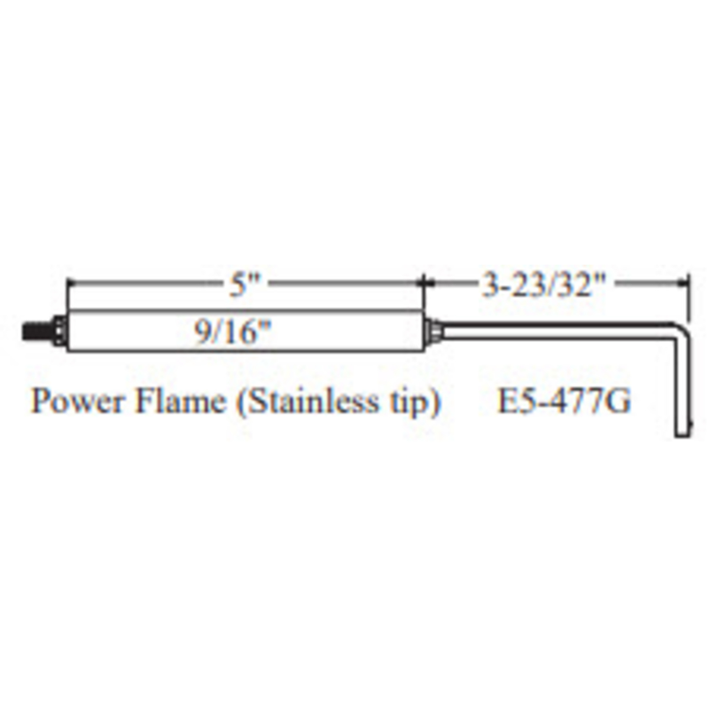E5-477G-2PK - Westwood - 477G, Power Flame Electrode 2pk
