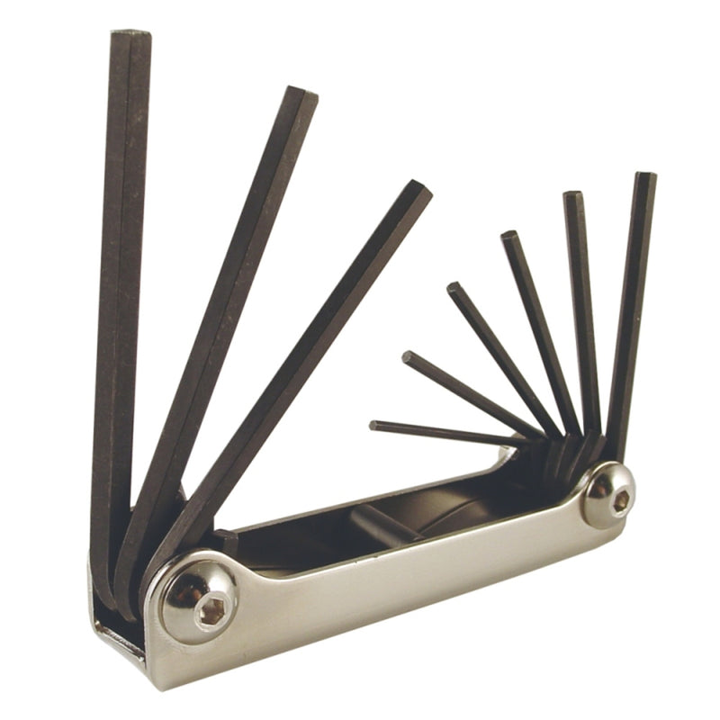 W45 - Malco - HEXKEY SET,FLD,5PC, 3/16"-3/8 (1EA)