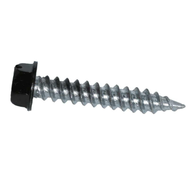 HW8X1ZB - Malco - Sheet Metal Screw, Black, 7,000PK