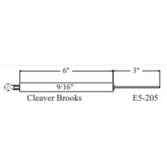 Westwood 205, Cleaver Brooks Electrode 1pk