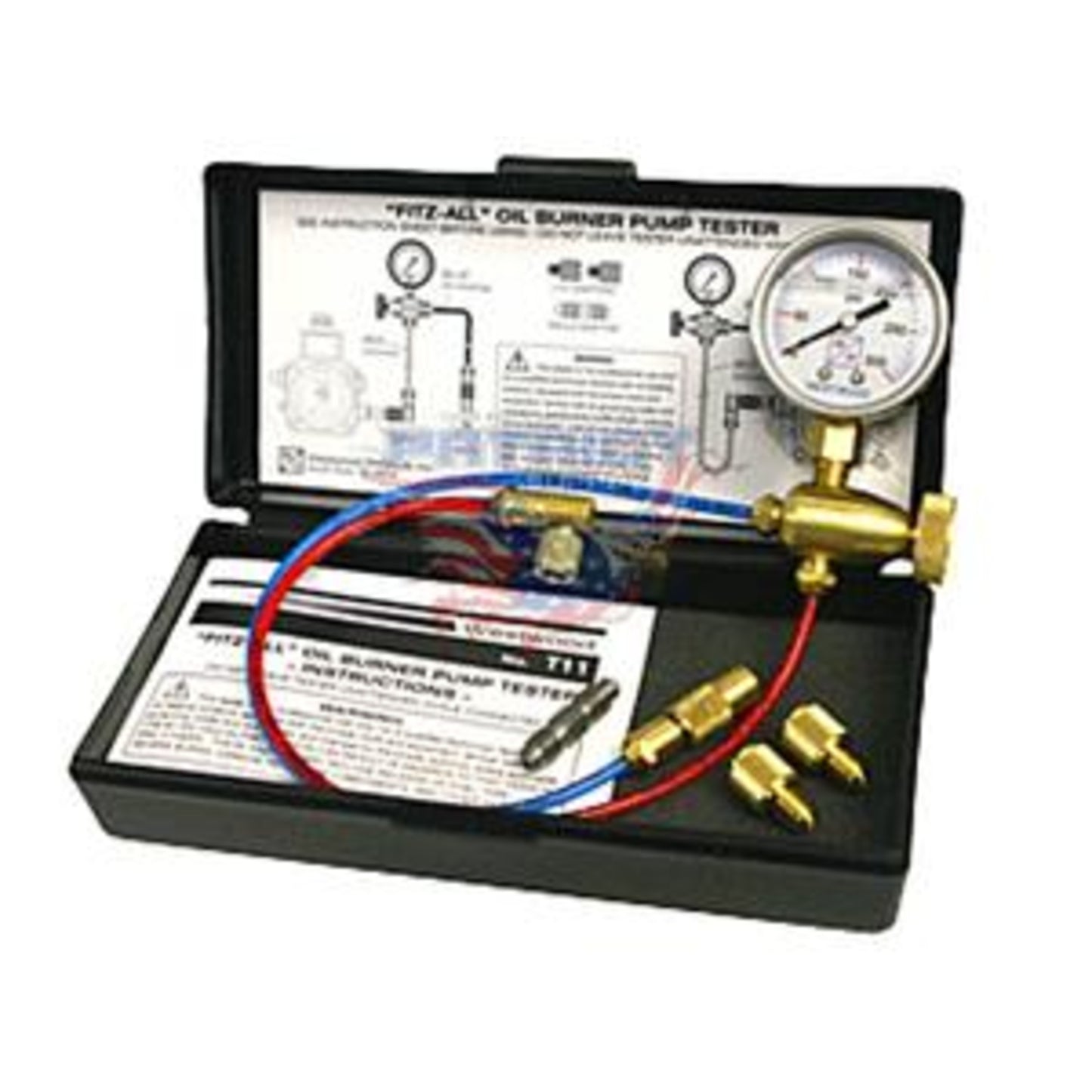 Westwood FITZ-ALL oil burner pump tester, w/case