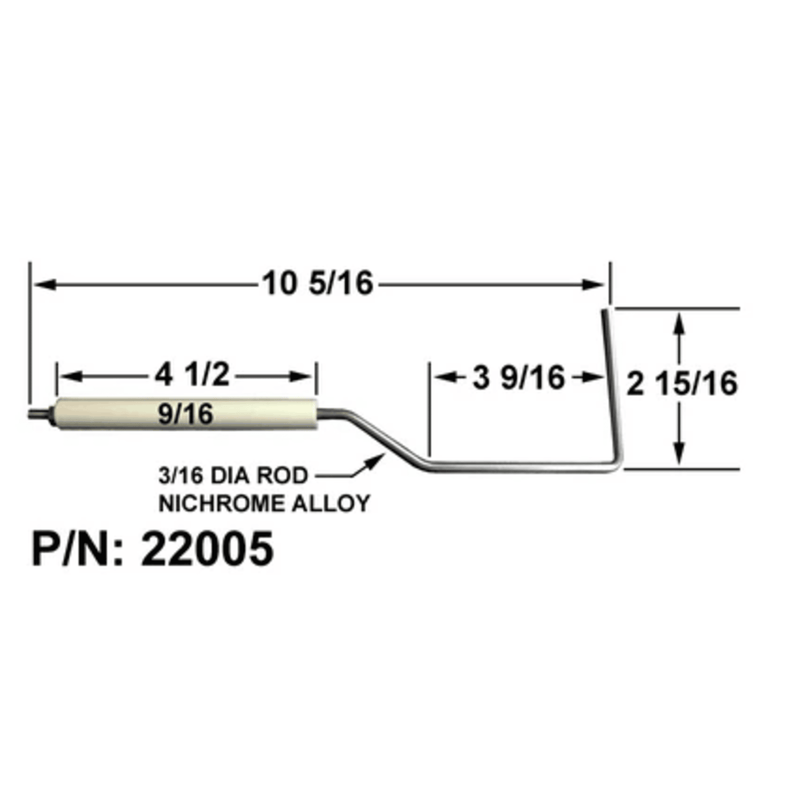 22005 - Crown - IND'L COMB ELECTRODE 873-505 / 16050 (1EA)