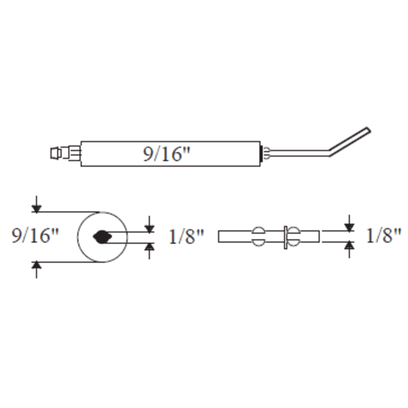 CRO-02070-02 / WP-E5-3M7-2PK - Crown - Electrode Standard Type 3M 7" x 9/16" OD 2pk