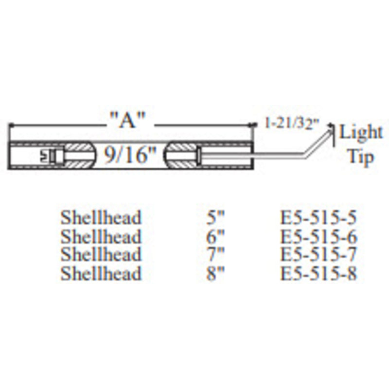 E5-515-5-2PK - Westwood - 515-5, Shellhead Electrode 2pk