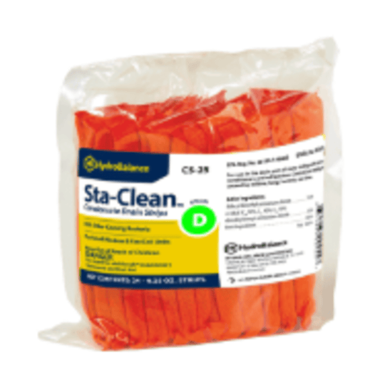 CS-25  -  HydroBalance - Sta-Clean Pan Strips–Mini 24-pk Bag, xSmall, (24PK)