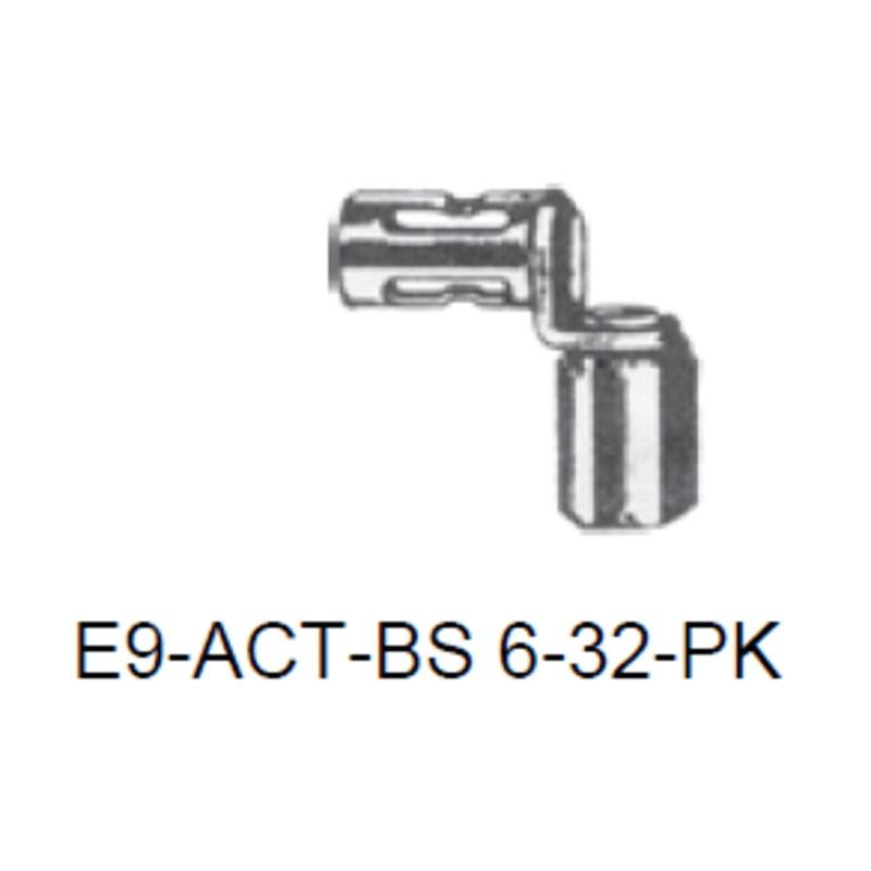 E9-ACT-BS6-32-PK - Westwood - RAJAH ACT-BS6-32 Angle cage on  6-32 hex stud 10pk