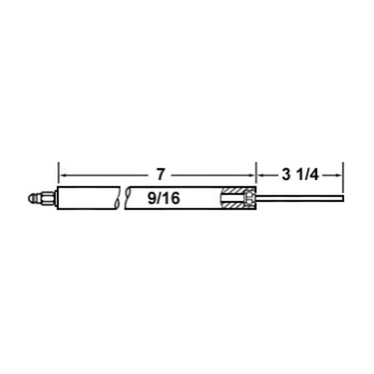 22010 - Crown - IND'L COMB ELECTRODE 873-34-2 / 12070 (1EA) (Replacement for Westwood WP-E5-344)