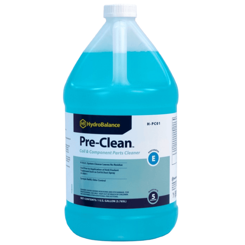 H-PC01  -  HydroBalance - Pre-Clean HVAC Cleaner 1 Gal Bottle, (4PK)