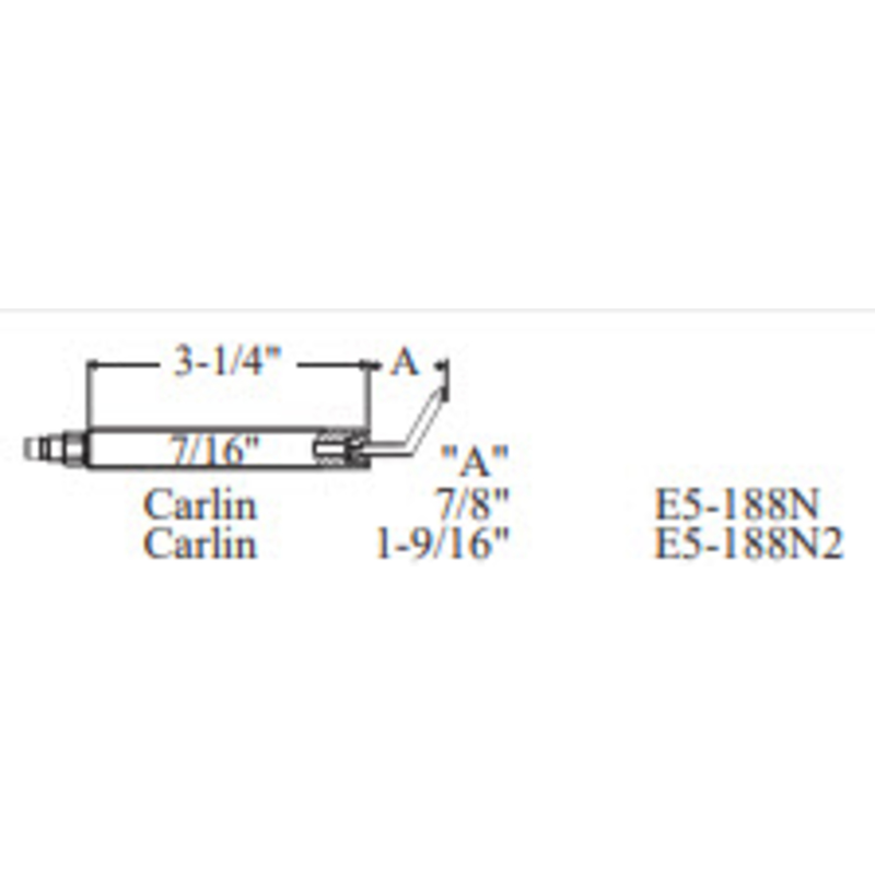 20780 - Carlin Electrode 2pk (Crown Replacement forWP-E5-188N-2PK)