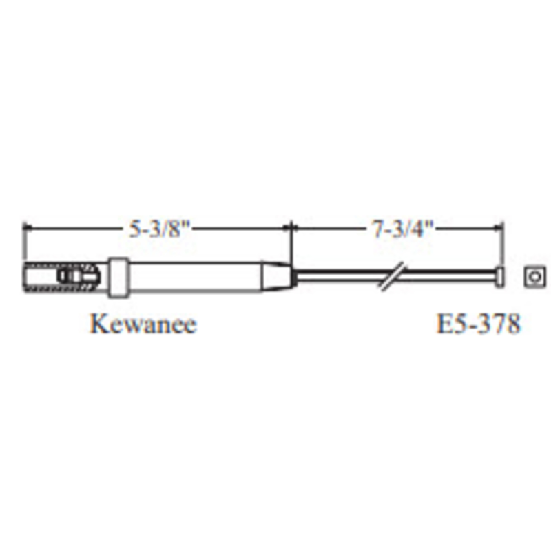 21672 - Kewanee Electrode 1pk (Crown Replacement for WP-E5-378)