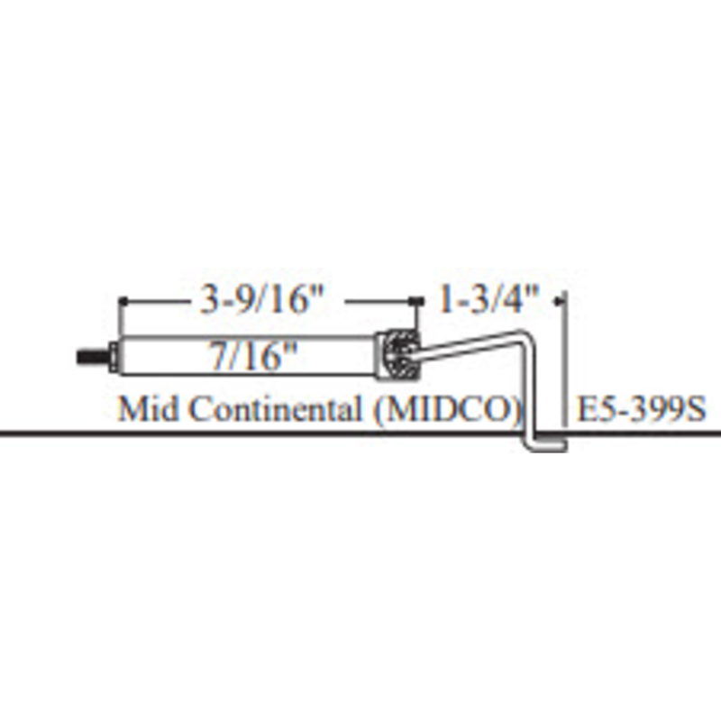 E5-399S-2PK - Westwood - 399S Mid Continential Flame Rod 2pk