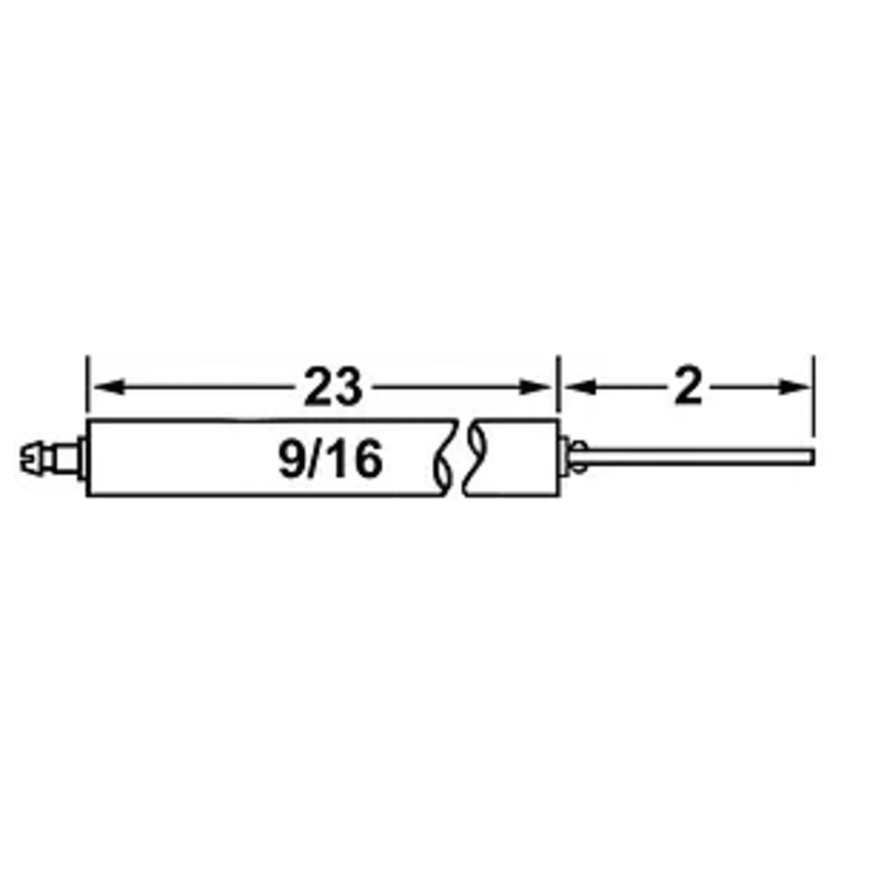 27789 - Crown - TODD  *  CT 38A  E-2-1-37 ELECTRODE 12340 (1EA) (Westwood WP-E5-582B)