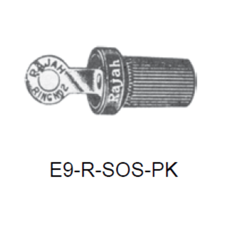 SIT211 - RAJAH LIKE Ring terminal w/Thermoplastic base 10pk  (Crown Replaces WP-E9-R-SOS-PK)