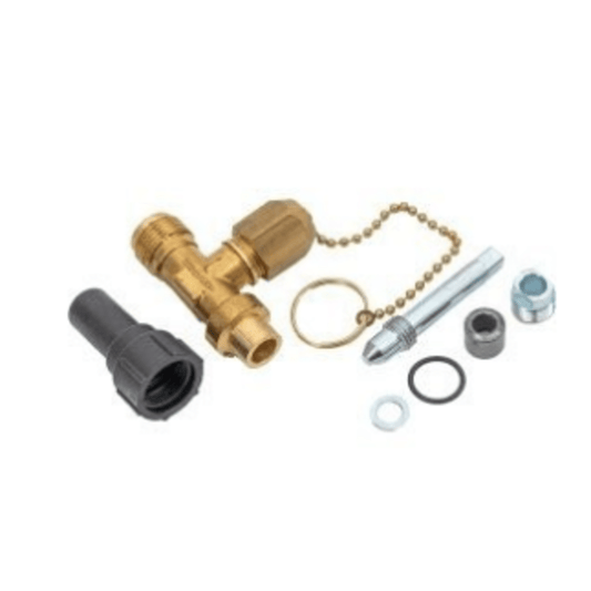 Henry 9270, Brass Seal Cap Angle Charging and Purging Valves, 1/4 ODS X 1/4 FL