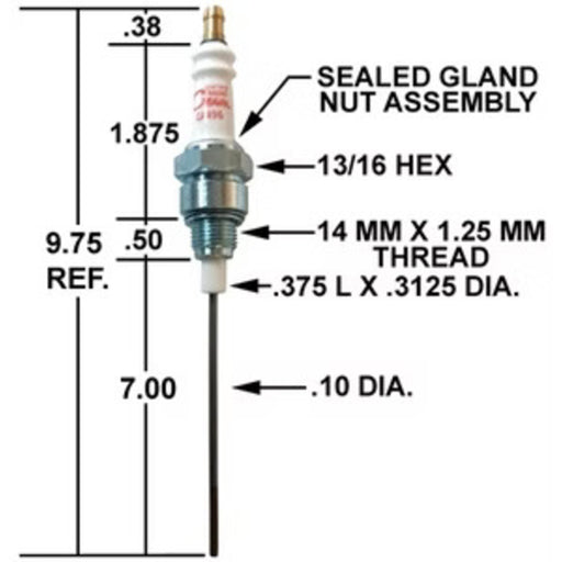 CA498 - Igniter/I-33-6 W/7 In. Tip
