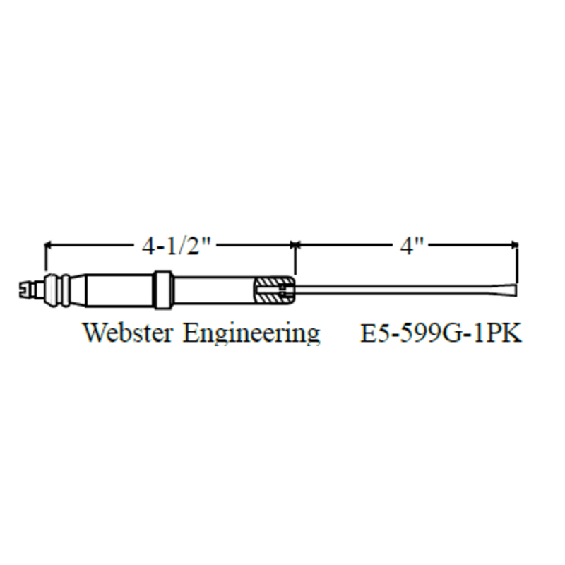 E5-599G-1PK - Westwood - 599G, Webster Eng. Electrode 1pk