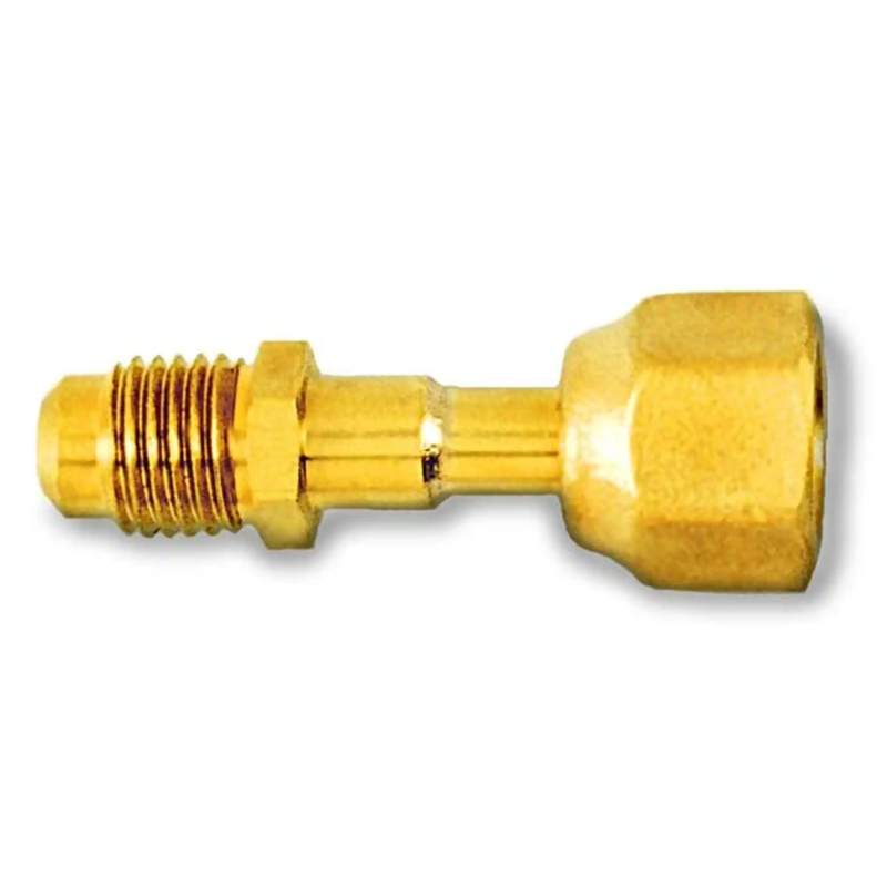 CD1454/2 - C&D - straight connector- forged 1/4" flare nut x 1/4" m. 2PK