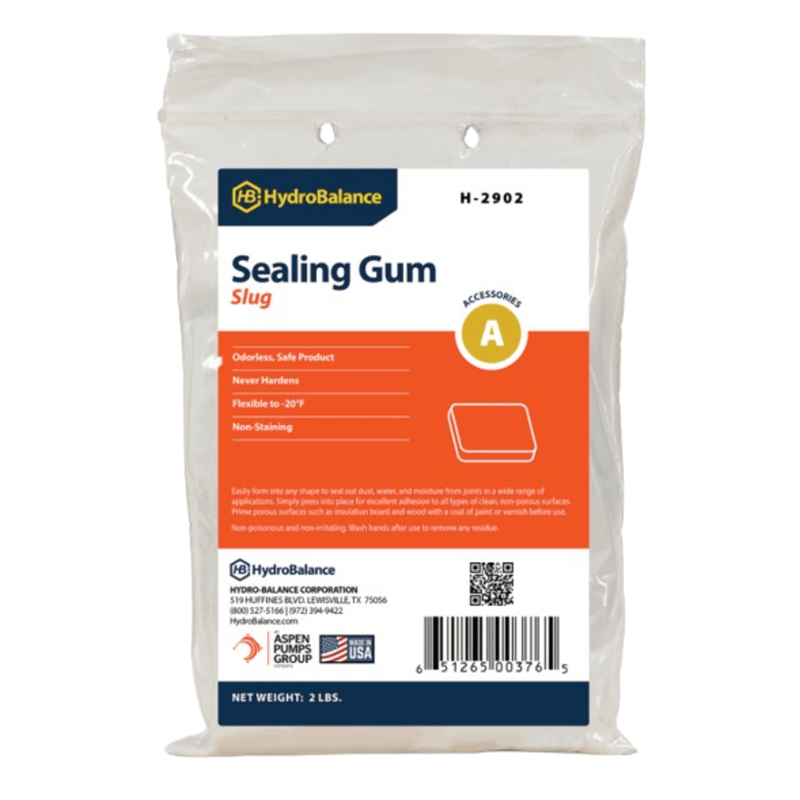 H-2902  -  HydroBalance - Sealing Gum Slugs 2 Pound Slug, (24 PK)