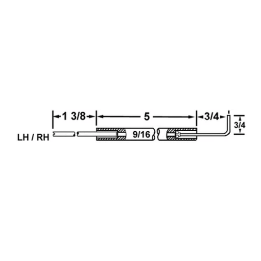 22144 - Crown - IRON FIREMAN *  CI 56 D/B 144437 LH  ELECTRODE 17076 (1EA)