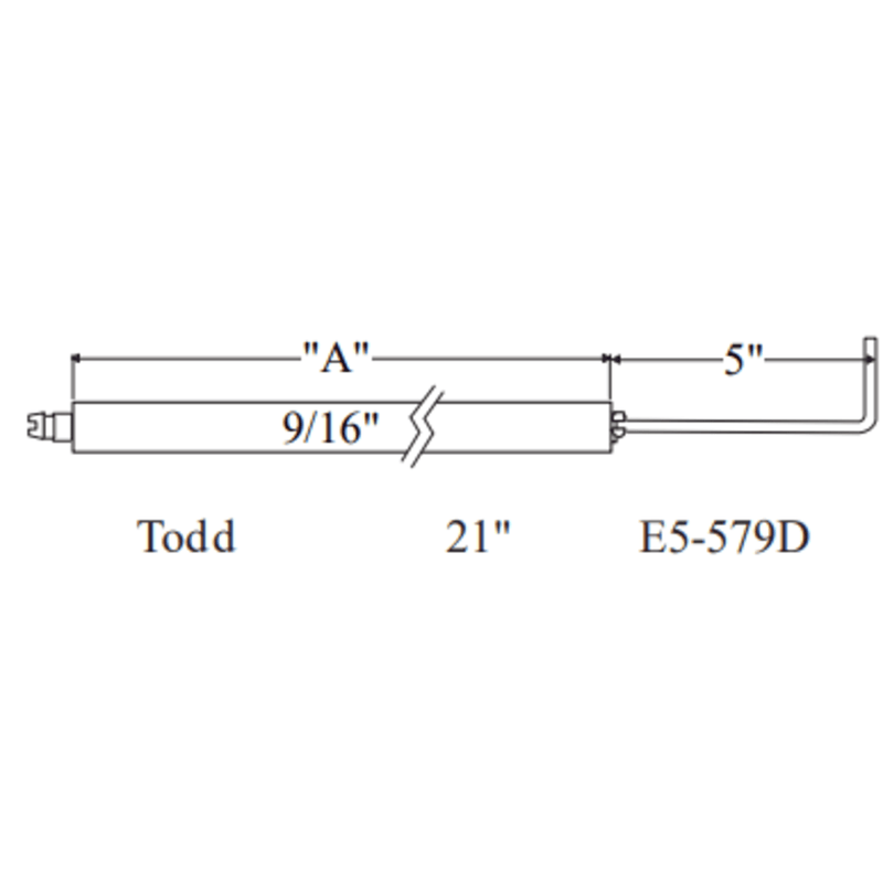 E5-579D-2PK - Westwood - 579D, Todd 21” Electrode 2pk