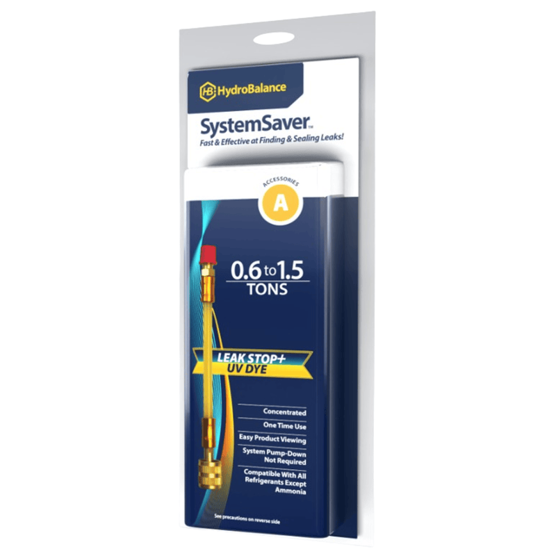 H-SLUV015  -  HydroBalance - SystemSaver Sealant & Dye 0.6 to 1.5 Ton, (6PK)