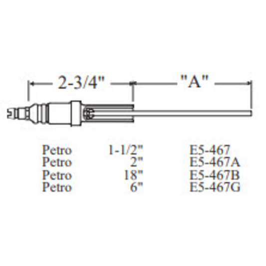 26859 - Peerless Electrode (Crown Replacement for WP-E5-467A)