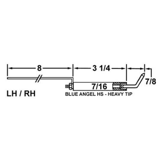 28038-02 - Crown - BLUE ANGEL HVY TIP CW 57A (2PK)