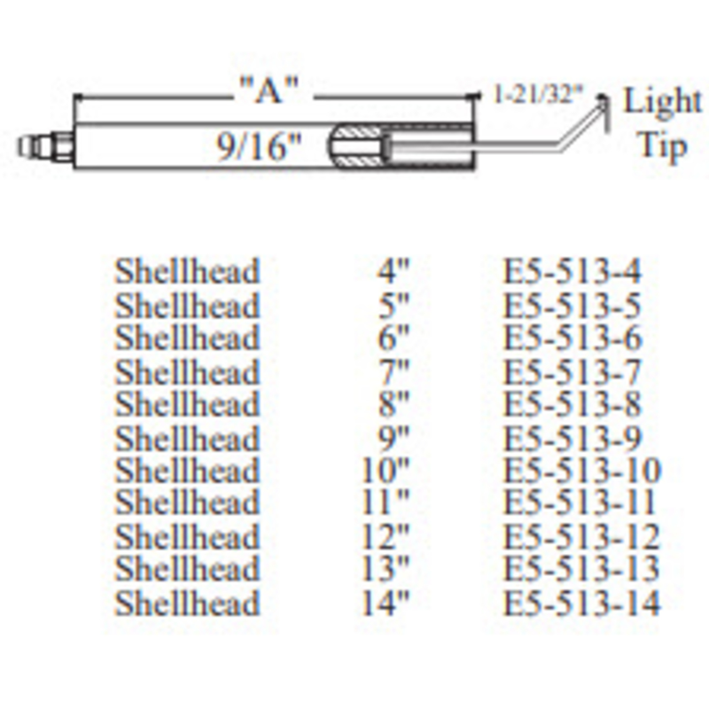E5-513-12-2PK - Westwood - 513-12, Shellhead Electrode 2pk