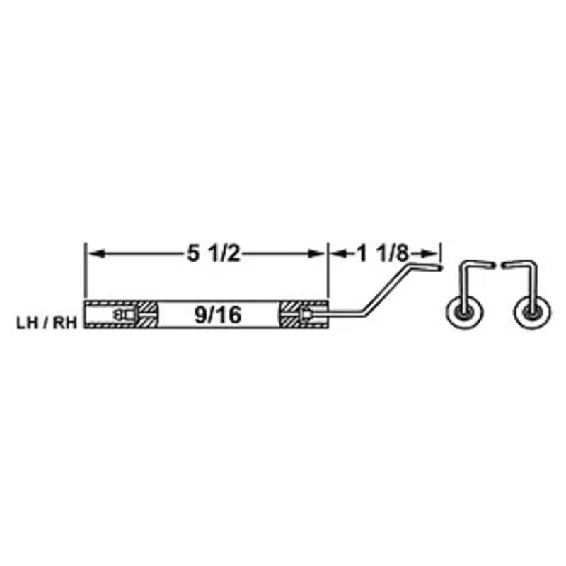 CRO-21681-02 / WP-E5-307T-2PK - Crown - Electrode for Gordon Piatt 2pk