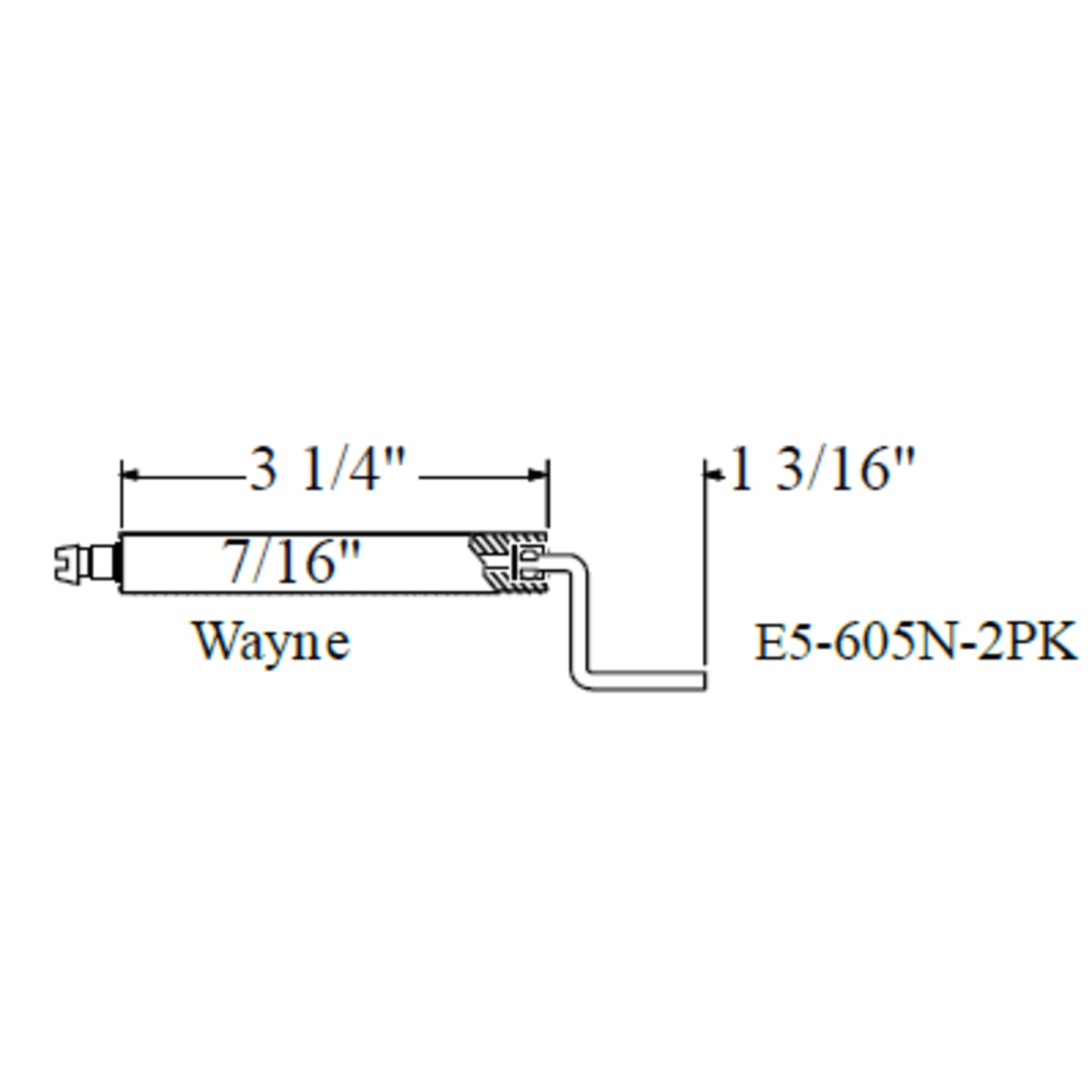 Westwood 605N Wayne Electrode 2pk