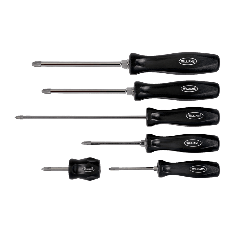 JHW100P-6PD - Williams - 6 pc ENDUROGRIP™ Phillips Screwdriver
