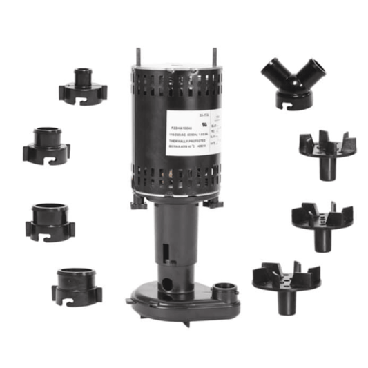 BRPAP1 - Beckett - Pump-115/230V Ice Machine Replcmt Pump(1ea)