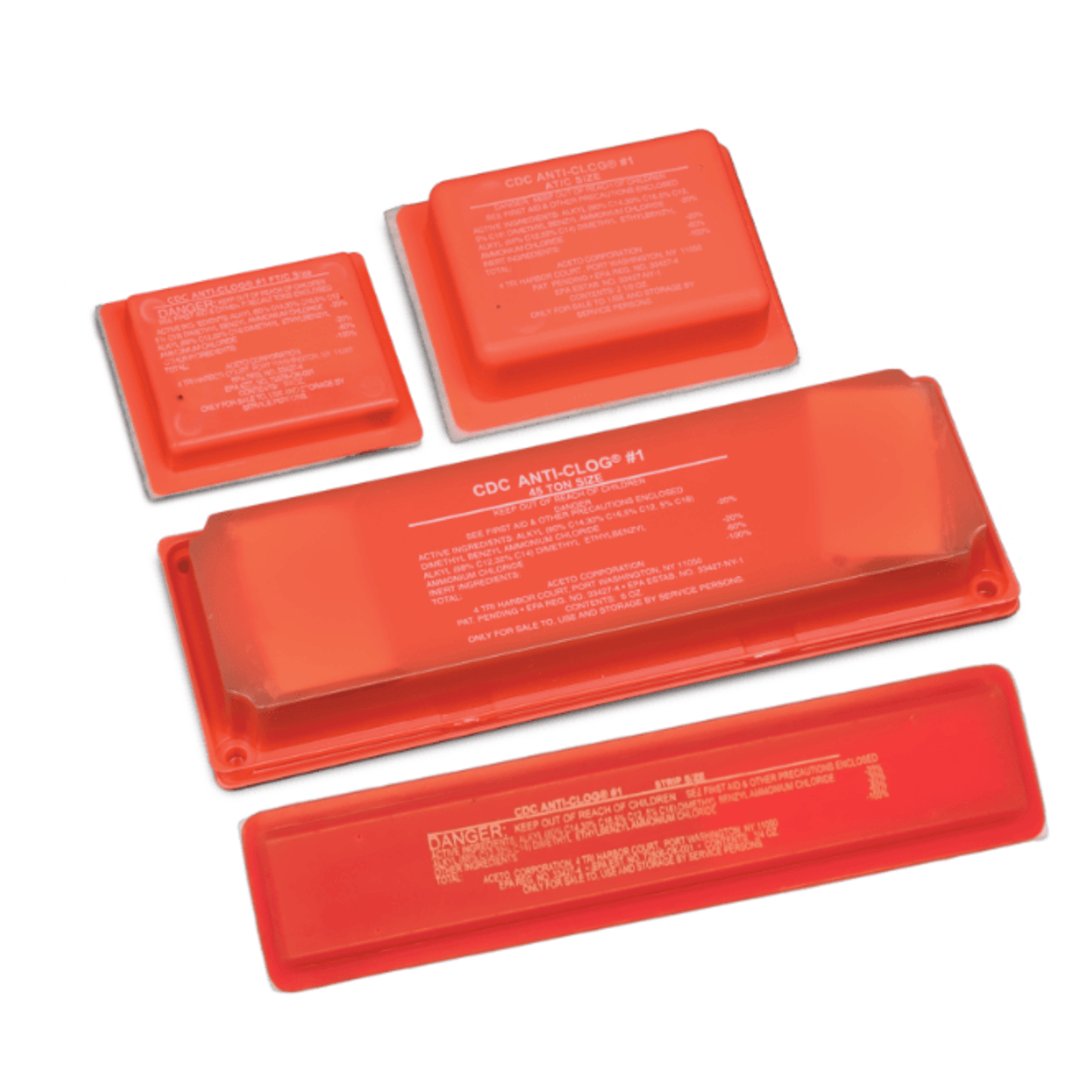 H-SLM24  -  HydroBalance - CDC Anticlog, Slim, 5 Ton 1 Strip, (24 PK)