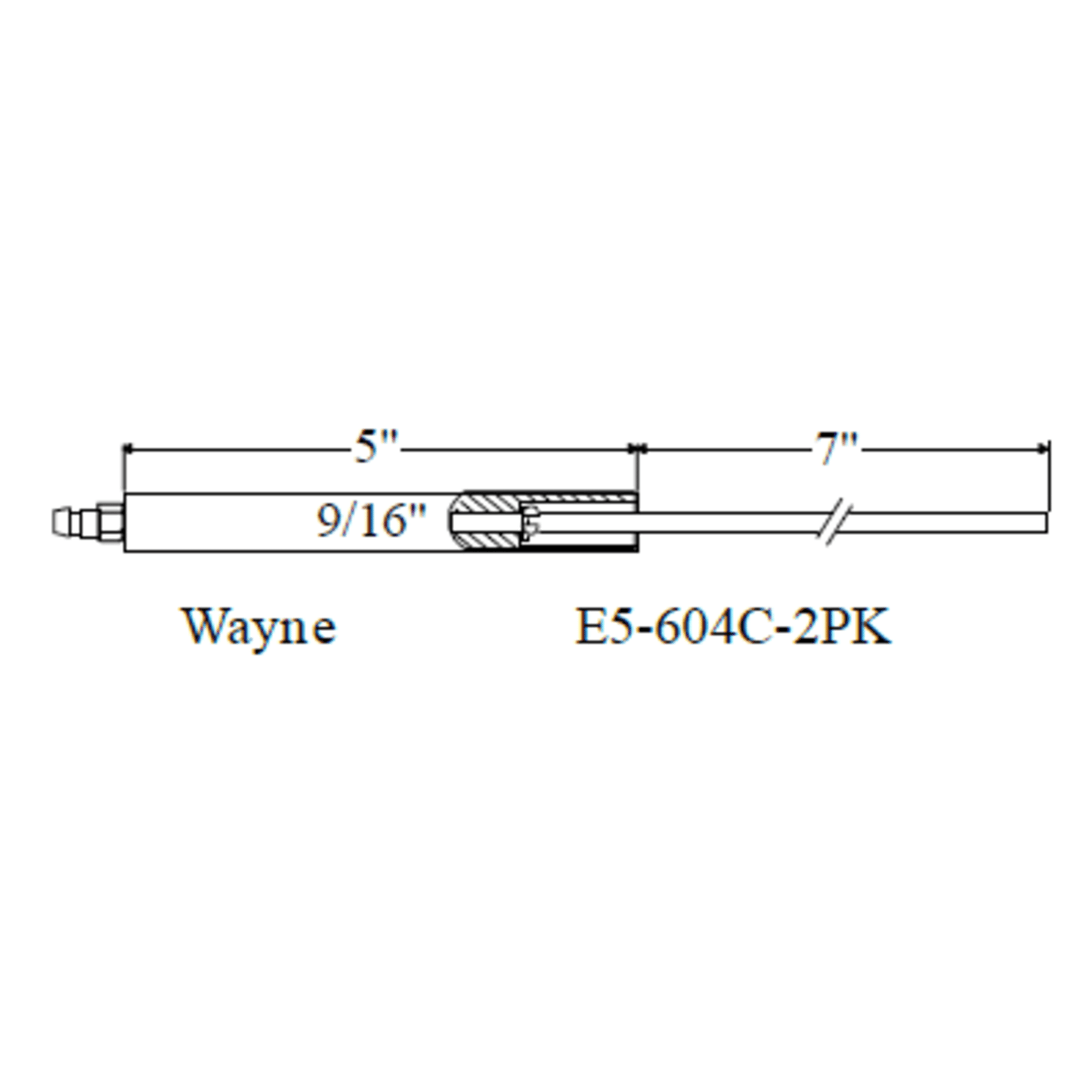 Westwood 604C Wayne Electrode 2pk