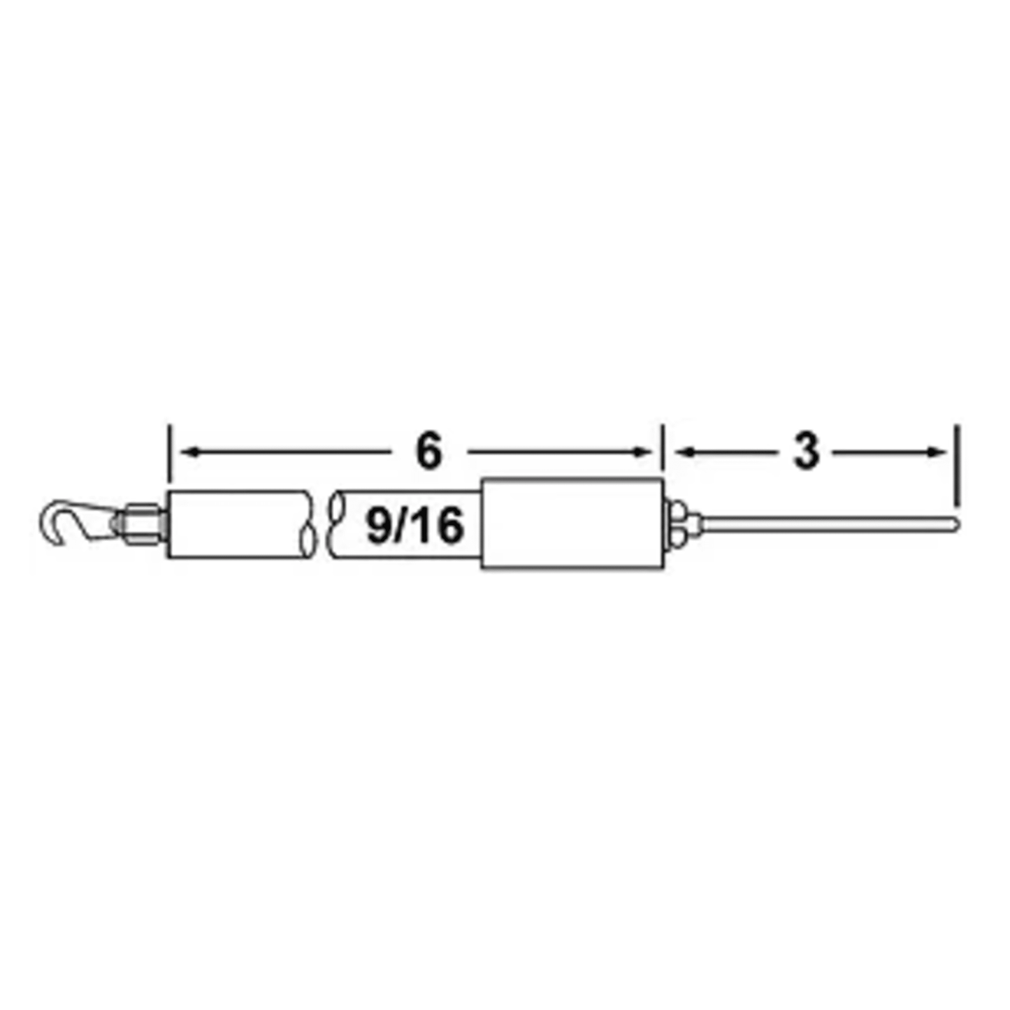 20995 - Crown - 873-69 ELECTRODE   17125 (1EA) (Replacement for Westwood WP-E5-205A)