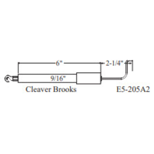 Westwood 205A2 Cleaver Brooks Electrode