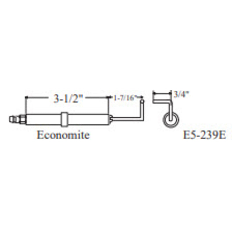 25156 - Economite Electrode 2pk (Crown Replacement for WP-E5-239E)