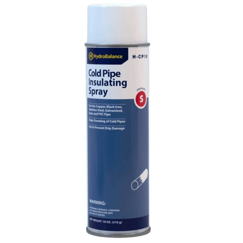 H-CP18  -  HydroBalance - Cold Pipe Insulating Spray 18 oz. NetWt. Aerosol, (12 PK)
