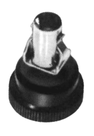 CRO-52916-10 / WP-E9-TS-10-10PK - Crown - Terminal Thumb Nut on Spring Snap 10pk